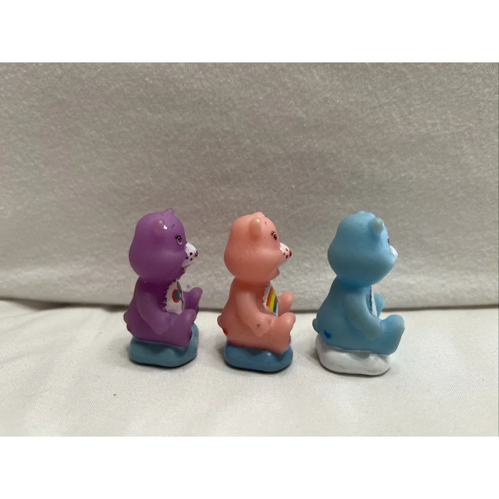 Lot of 3 Vintage CARE BEARS 1-3/4
